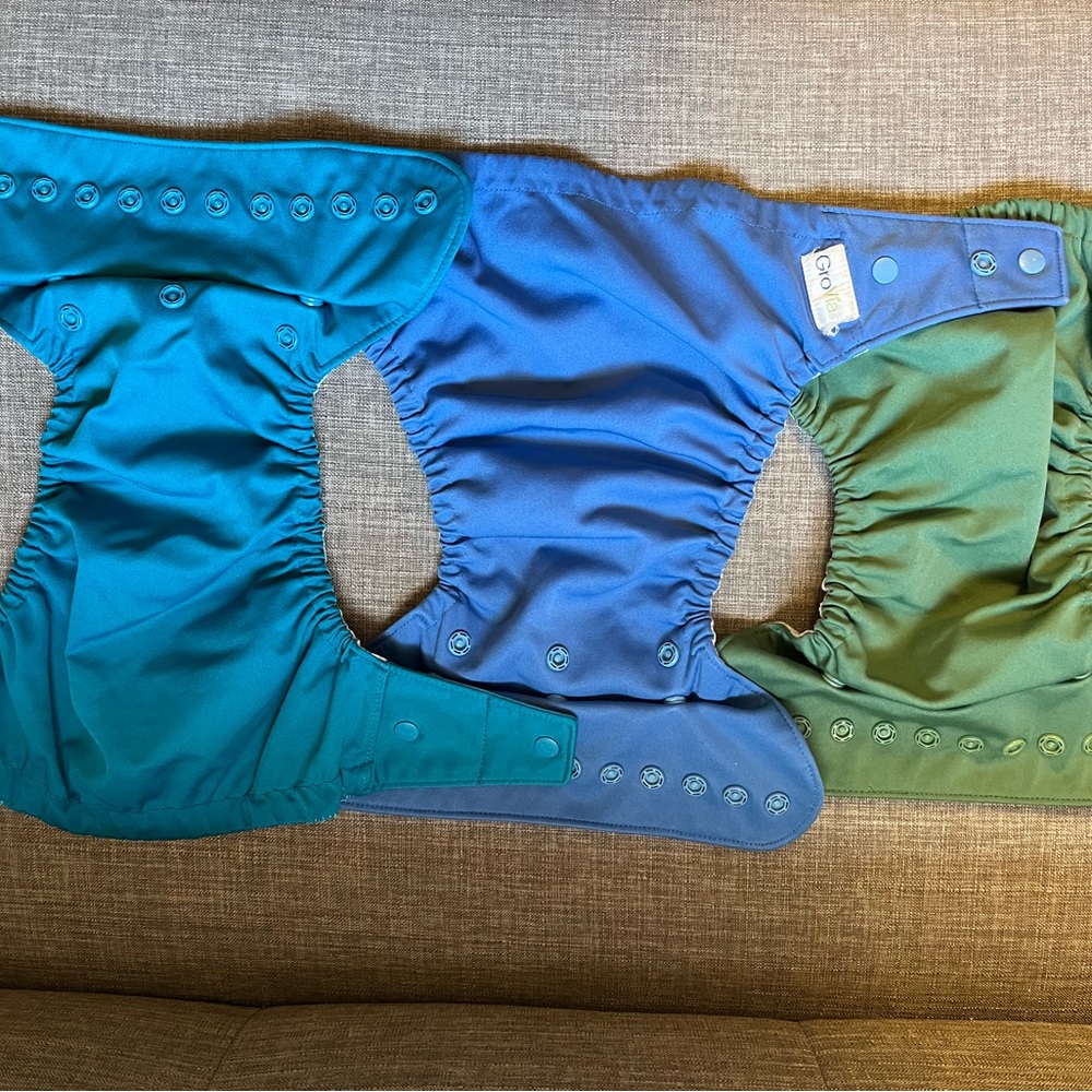 Grovia Cloth Diaper Set of Three (3)